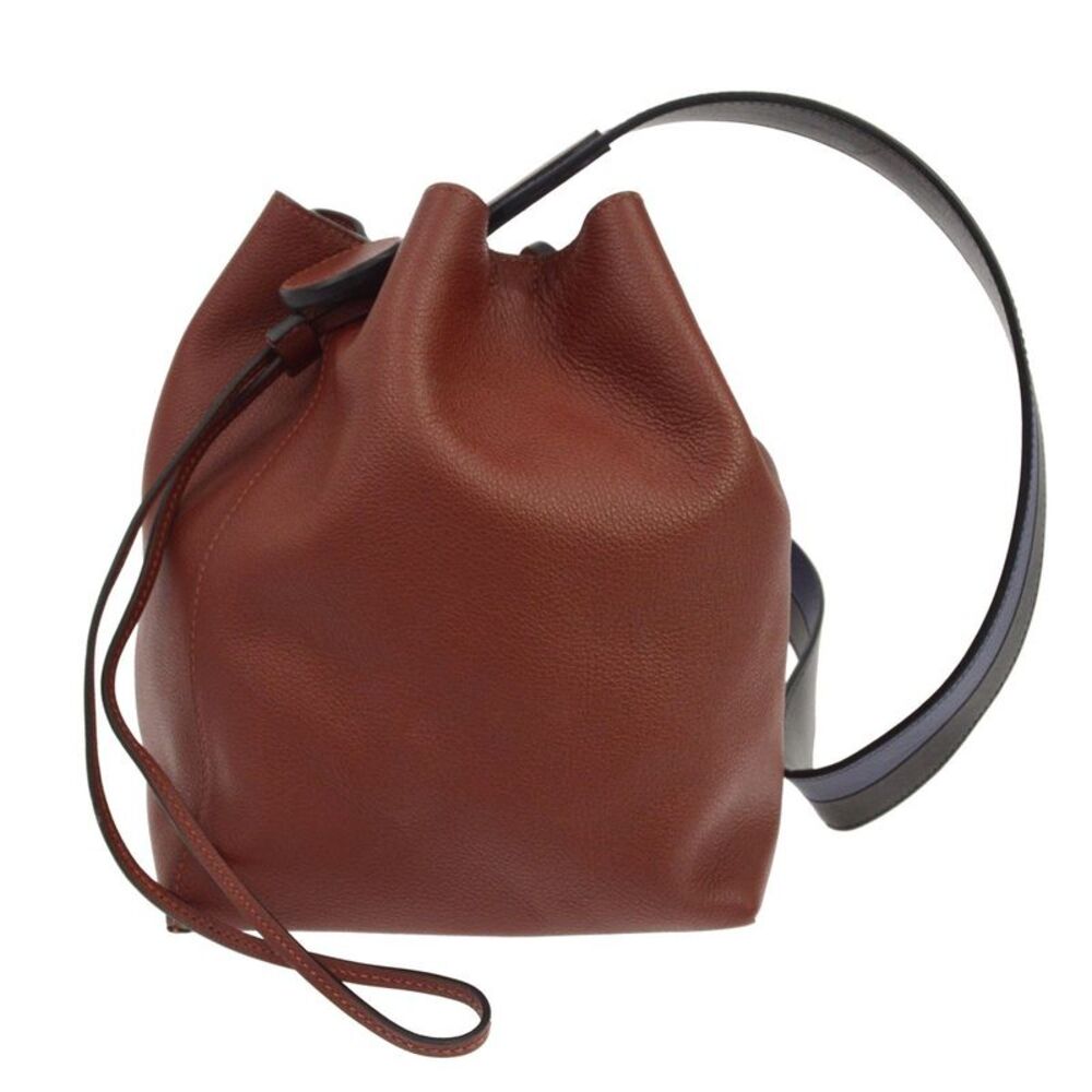 Hermes Licol Evercolor Brown Leather Handbag